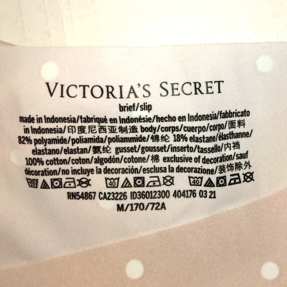 NWT☆VICTORIA'S SECRET ☆Seamless Polka Dot Brief Panty☆Medium☆ - Picture 4 of 5